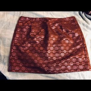 J. Crew Miniskirt Jacquard EUC Mint Cond. Size 10